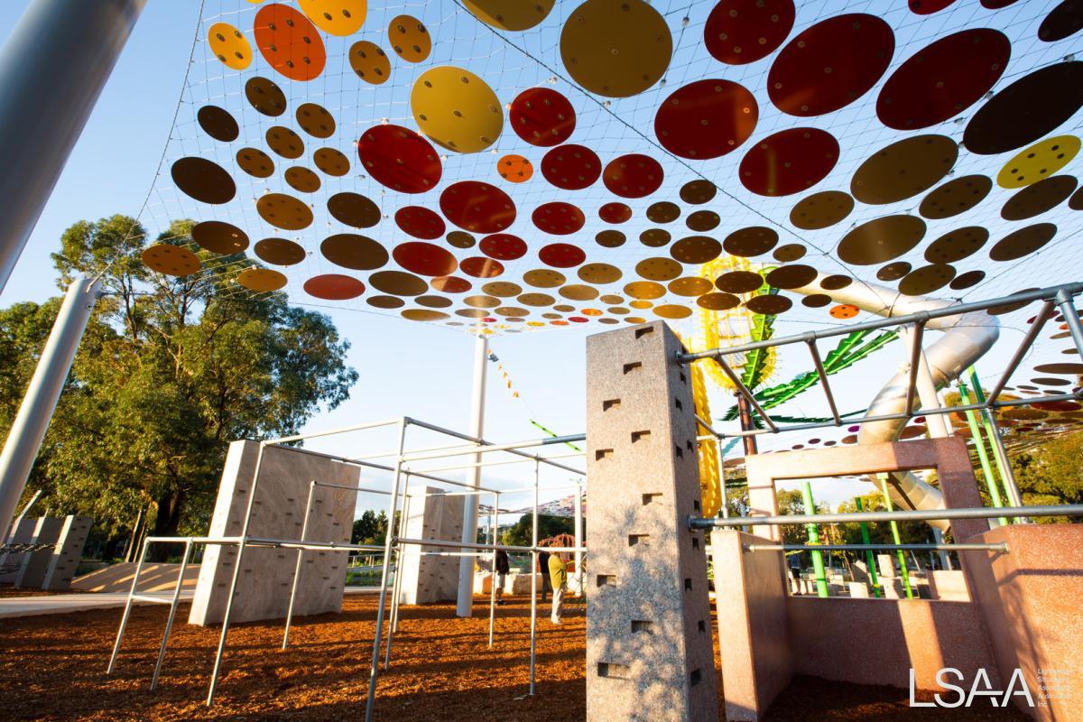 Wellington Square (Moort-ak Waadiny) Playground Shade Structures