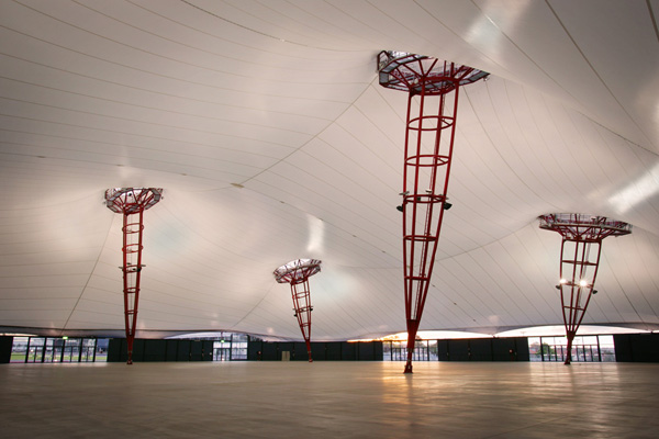 Interior shot of the Royal Melbourne Showgrounds Pavilion