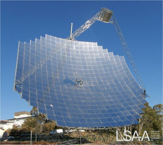 Big Dish Solar Concentrator