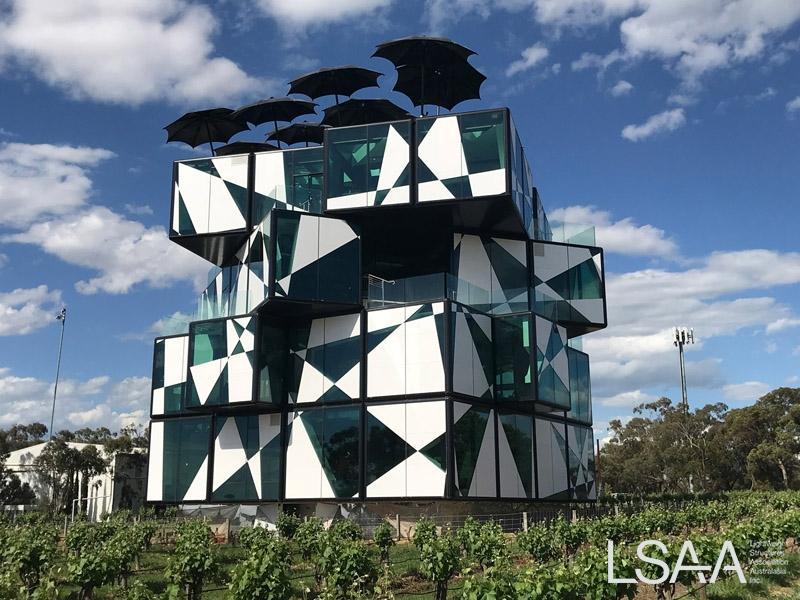 D’Arenberg Winery Cube Umbrellas Project in SA (2018)